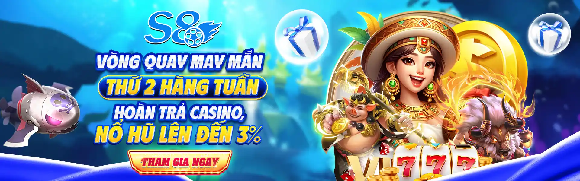 vòng quay may mắn thứ hai hàng tuần